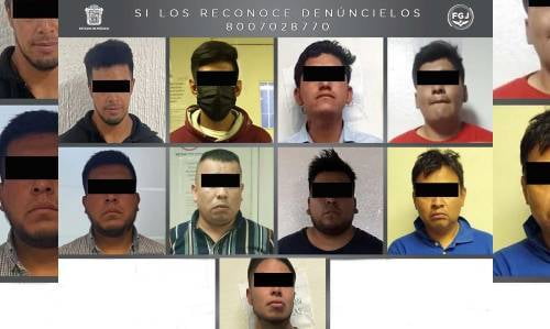 Fueron 10 los detenidos en operativo en Terminal Toluca y 95 dispositivos asegurados
